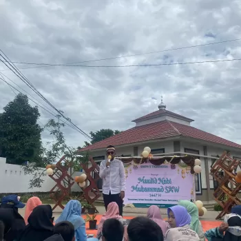 Peringatan Maulid Nabi Muhammad SAW 1447 H di SMPN 5 Tigarak