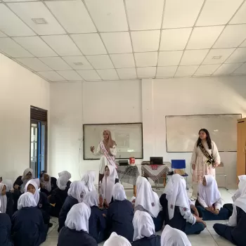 Sosialisasi Stop Bullying dari Miss Hijab Banten 2025 dan Fo